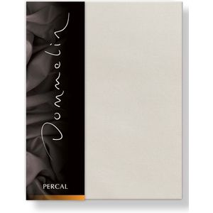 Dommelin Hoeslaken Uni Percal 200TC 516 Beige 90x200/30