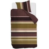 Beddinghouse Jorren dekbedovertrek - Eenpersoons - 140x200/220 - Donker Rood