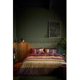 Beddinghouse Jorren dekbedovertrek - Eenpersoons - 140x200/220 - Donker Rood