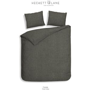 Heckett & Lane Franela Dekbedovertrek 240x200/220 Frost Grey