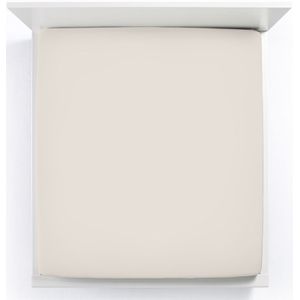 Bella Donna Jersey La Piccola Topperhoeslaken 200x210-220 cm grijs-0701