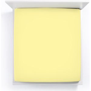 Bella Donna Hoeslaken  Jersey - 90x190-100x220 - lichtgeel