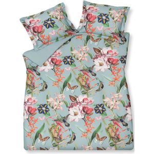 Vandyck Dekbedovertrek Flower Mix pearlblue 1-persoons (140x200/220 )