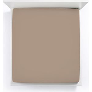Bella Donna Jersey La Piccola Duo 2 Splittopperhoeslaken 160x190-200 cm muskaat-0122
