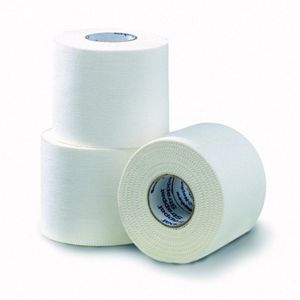 Latexvrije Sporttape 4cm breed (10mtr) - Senior - Wit