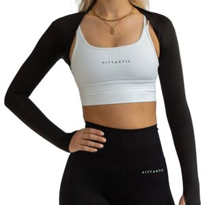 Fittasstic Sportswear Bolero Top  - L - Zwart