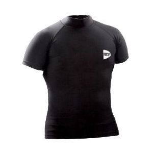 Green Hill Rashguard Kurzarm Zwart