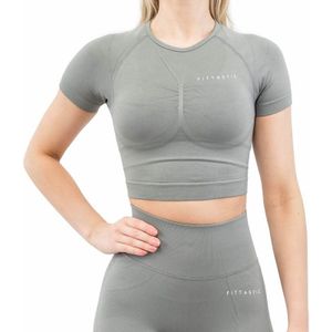 Fittastic Sportswear Shirt Trendy  - M - Grijs