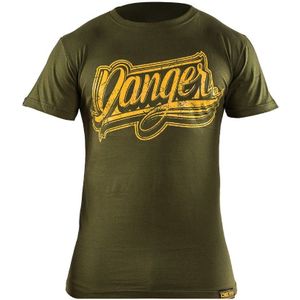 Danger Basic T-Shirt Regular Fit - S - Rood