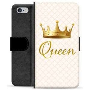 iPhone 6 Plus / 6S Plus Premium Portemonnee Hoesje - Queen