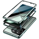 OnePlus 11 Magnetisch Hoesje met Gehard Glas - Donkergroen