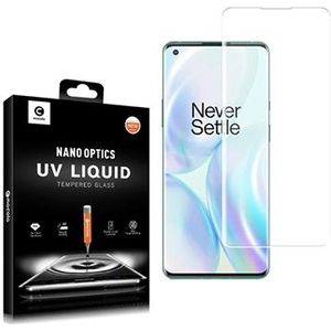 Mocolo UV OnePlus 8 Pro Screenprotector van gehard glas - Doorzichtig