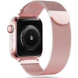 Apple Watch Series 9/8/SE (2022)/7/SE/6/5/4/3/2/1 Tech-Protect Milanese band - roségoud