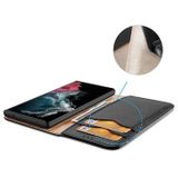 Dux Ducis Hivo Samsung Galaxy S23 Ultra 5G Wallet Leren Hoesje - Zwart