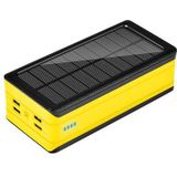 Psooo PS-406 Solar Power Bank/Draadloze Oplader - 40000mAh - Geel