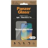PanzerGlass Ultra-Wide Fit iPhone 14 Pro Screenprotector - Zwart