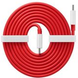 OnePlus Warp Charge USB Type-C Kabel 5481100048 - 1.5m - Rood/Wit