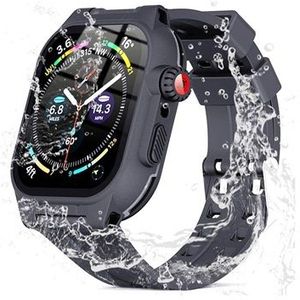 Shellbox Apple Watch Series 8/7 waterdichte behuizing - 45 mm - zwart