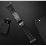 Fitbit Versa 3/Sense Roestvrij Staal Bandje - Zwart