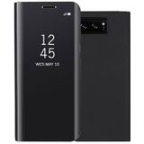 Luxury Series Mirror View Samsung Galaxy Note8 Flip Case - Zwart