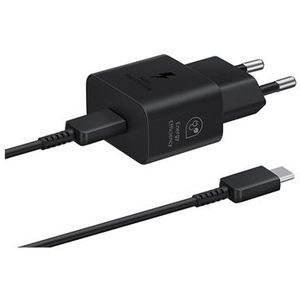 Samsung USB-C Power Adapter met Kabel EP-T2510XBEGEU - 25W - Zwart