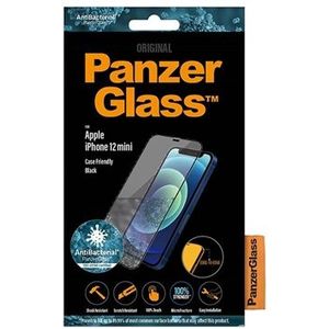 iPhone 12 Mini PanzerGlass Case Friendly Screenprotector - Zwarte Rand