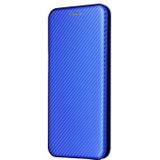 OnePlus Nord 2 5G Flip Case - Koolstofvezel - Blauw
