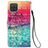 Wonder Series Samsung Galaxy A12 Wallet Case - Never Stop Dreaming
