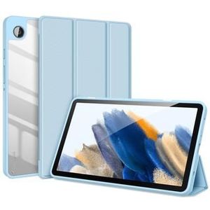 Samsung Galaxy Tab A9 Dux Ducis Toby Tri-Fold Smart Folio Hoesje - Baby Blauw