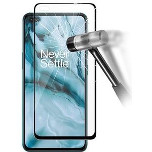 Panzer Full Fit OnePlus Nord/Nord 2 5G Screenprotector - 9H - Zwart