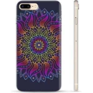 iPhone 7 Plus / iPhone 8 Plus TPU Hoesje - Kleurrijke Mandala