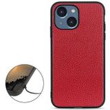 Elegante iPhone 14 Plus Leren Case - Rood