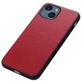 Elegante iPhone 14 Plus Leren Case - Rood