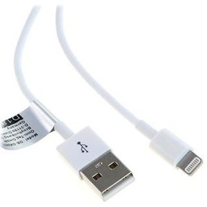 Saii Lightning/USB Kabel - iPhone, iPad, iPod - 1m - Wit