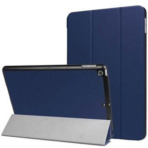 iPad 9.7 2017/2018 Tri-Fold Smart Folio Case - Donkerblauw