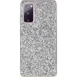 Glitter Series Samsung Galaxy S20 FE Hybrid Case - Zilver