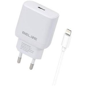 Beline PD 3.0 30W Lightning-oplader - iPhone 14/13/12/X/iPad Pro - Wit