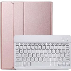 Ultradunne iPad Pro 11 2022/2021/2020/2018 Bluetooth-hoes met toetsenbord - roségoud