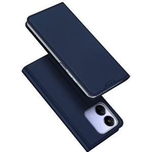 Xiaomi Poco C65/Redmi 13C Dux Ducis Skin Pro Flip Hoesje - Blauw