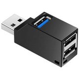 USB 3.0 Hubsplitter 1x3 - 1x USB 3.0, 2x USB 2.0 - Zwart