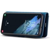 DG.Ming Samsung Galaxy S23 5G Afneembare Leren Portemonnee Hoesje - Blauw