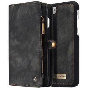 iPhone 7 Plus / iPhone 8 Plus Caseme 2-in-1 Wallet Case - Grijs