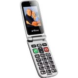 Artfone CF241A Senior Flip Phone - Dual SIM, SOS - Zwart