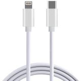 Reekin Quick Charge USB-C / Lightning-kabel - 2.4A, 1m - Wit