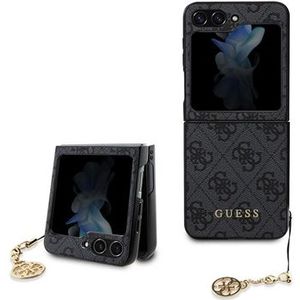 Samsung Galaxy Z Flip5 Guess 4G Charms Collection Hybrid Case - Grijs