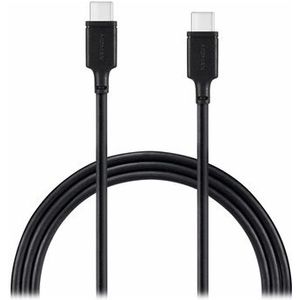 Momax Zero DC16 USB-C / USB-C Kabel - 1m - Zwart