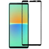 Full Cover Sony Xperia 10 IV gehard glas - 9H Screenprotector - Zwart