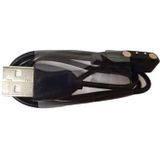 USB Magnetische Oplaadkabel voor Smartwatch K12 - 0.6m - Zwart