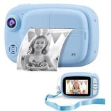 Digital Instant Camera voor Kinder met 32GB Geheugenkaart - Blauw