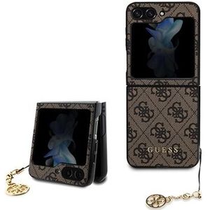 Samsung Galaxy Z Flip5 Guess 4G Charms Collection Hybrid Case - Bruin